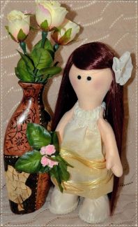 Текстильная кукла Машенька
