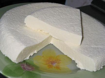 Домашний сыр брынза из козьего молока