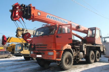 Услуги автокрана 25 тонн, стрела 21-30м Вездеход