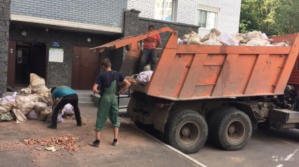 Уборка участка. вывоз, спуск С квартир, домов, офи