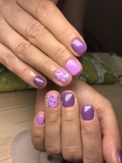 Маникюр шеллак