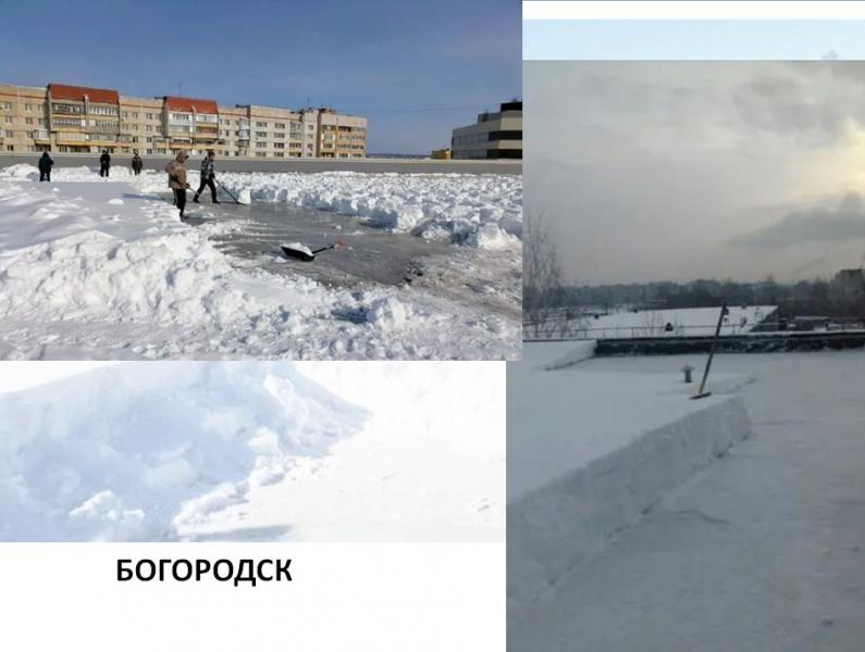 Уборка снега, чистка крыш, наледи