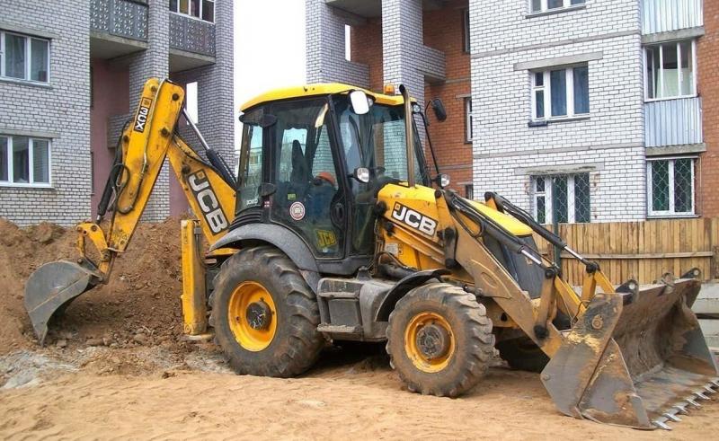 Аренда экскаватора погрузчика jcb