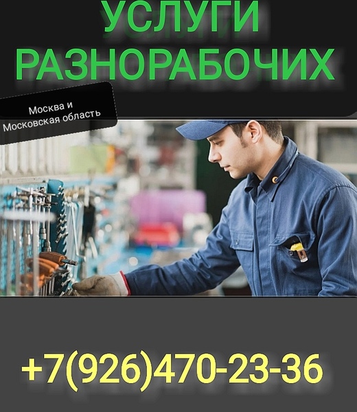 Услуги разнорабочих 