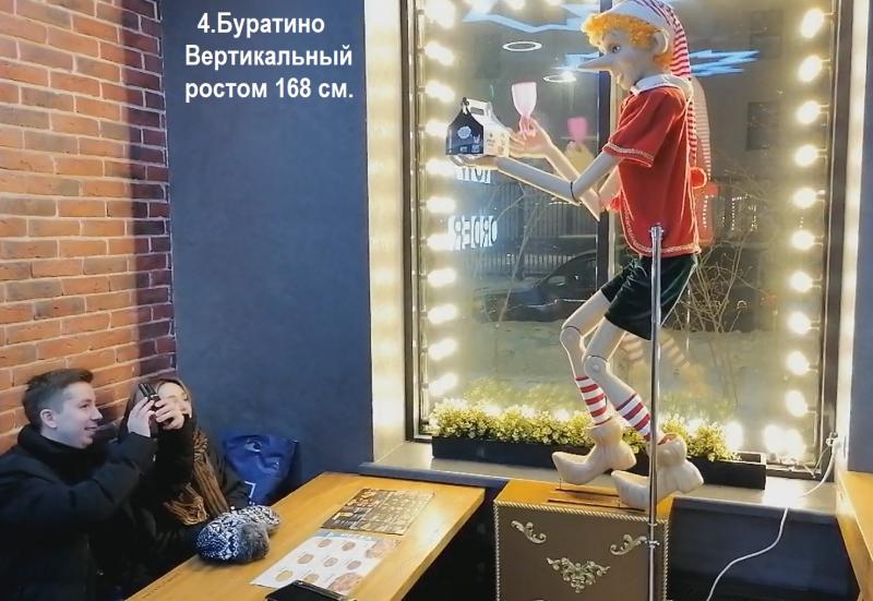 Необычное оформление Новогодней витрины