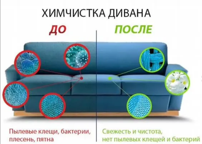 Химчистка мягкой мебели и ковровых покрытий