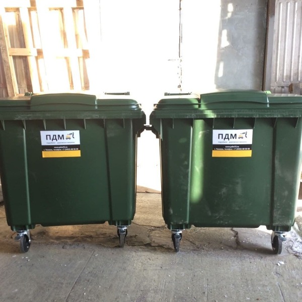 Евроконтейнер пластиковый 1,1м3