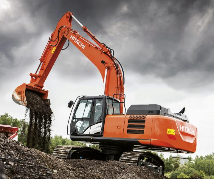 Экскаватор на гусеничном ходу Hitachi 330 с рыхлителем