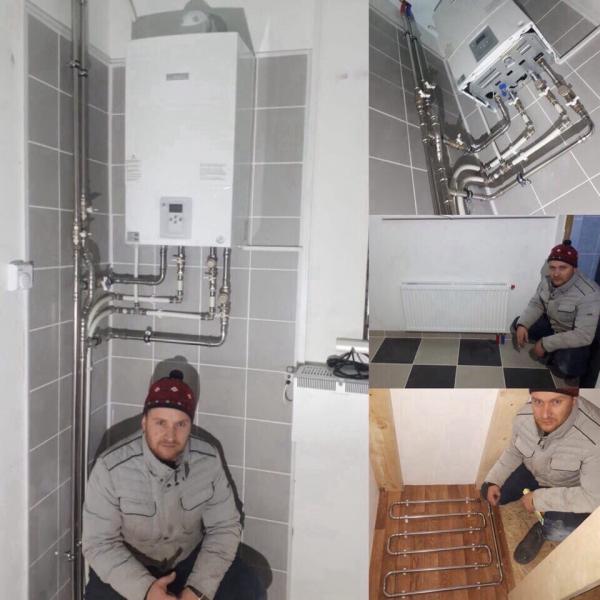Тёплый пол Отопление Водоснабжение Сантехник в Ульяновке