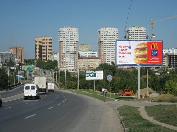 Реклама на рекламных щитах 3х6 в Ростовской области