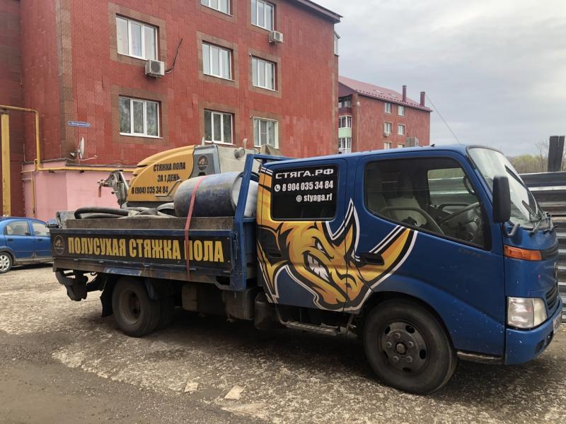 Полусухая стяжка пола в Городищах