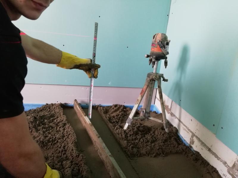 Полусухая стяжка пола Высоковск