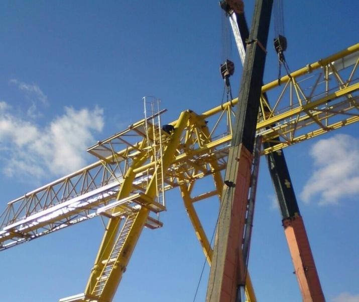 Монтаж козловых, мостовых кранов, кран балок