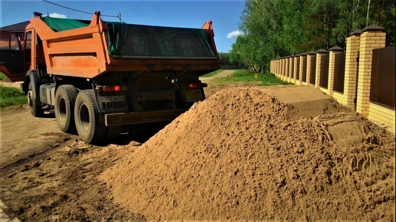 Песок, щебень, глина, ПГС отсев в мешках и навалом