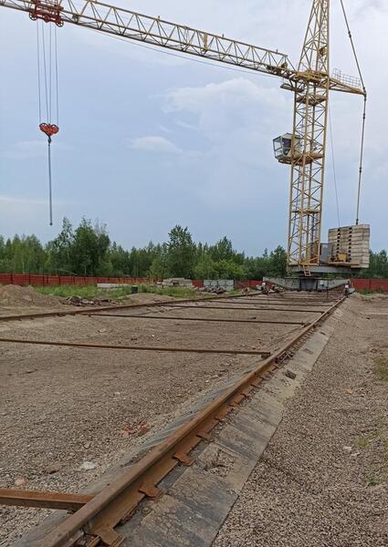 Ремонт подкрановых путей козлового, башенного крана