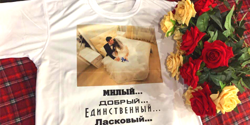 Печать на фото-футболках