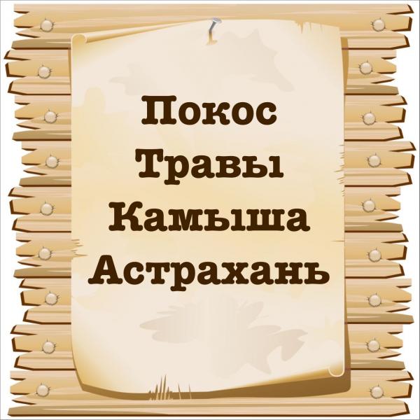 Покос травы/Камыша/Астрахань/Покос сорняка