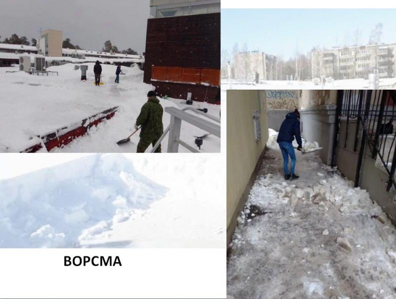 Уборка снега, чистка крыш, наледи