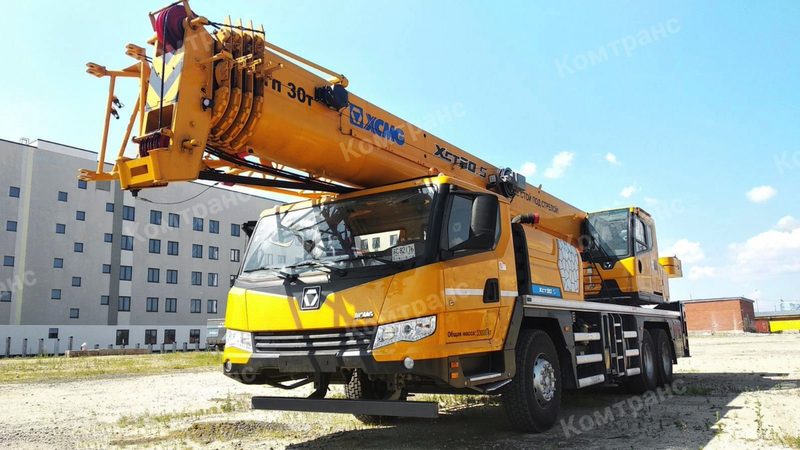 Автокран в аренду 30т, стрела 28м