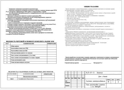 Проектирование систем электроснабжения