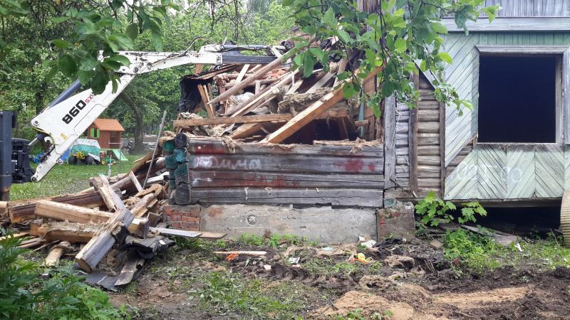 снос демонтаж Сергиев Посад