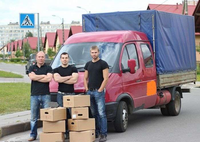 Дачный переезд. Газель. Грузчики
