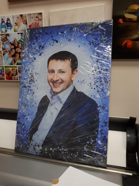 Печать на холсте