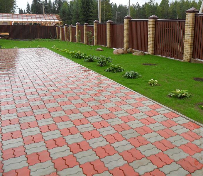 Укладка тротуарной плитки  