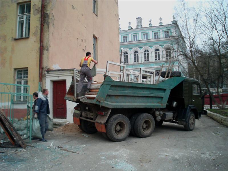 Вывоз строительного мусора в мешках