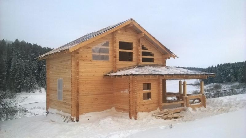 Дома и бани из проф.бруса высокого качества. Кровельные работы.