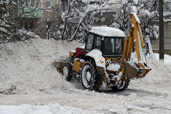 Уборка снега.