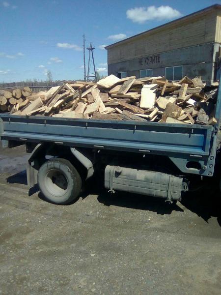 Дрова пилиные из отлета,горбыля 30-40см